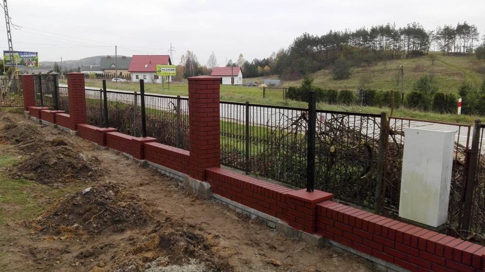 OGRODZENIE ala klinkier Imitacja Klinkieru DOSTAWA CAŁY KRAJ