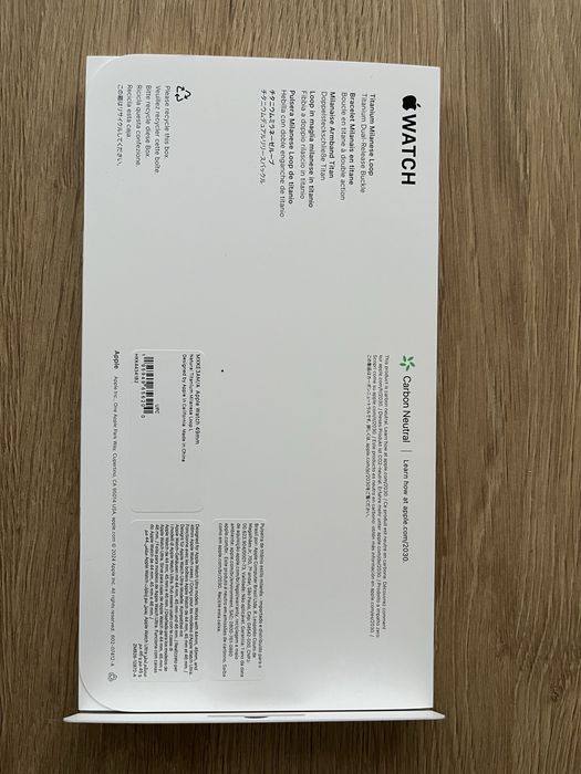 Оригінальний ремінець Apple Watch Ultra 49 Titanium Milanese Loop M, L
