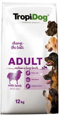 TROPIDOG 12 kg JAGNIĘCINA karma dla psa + przekąski GRATIS