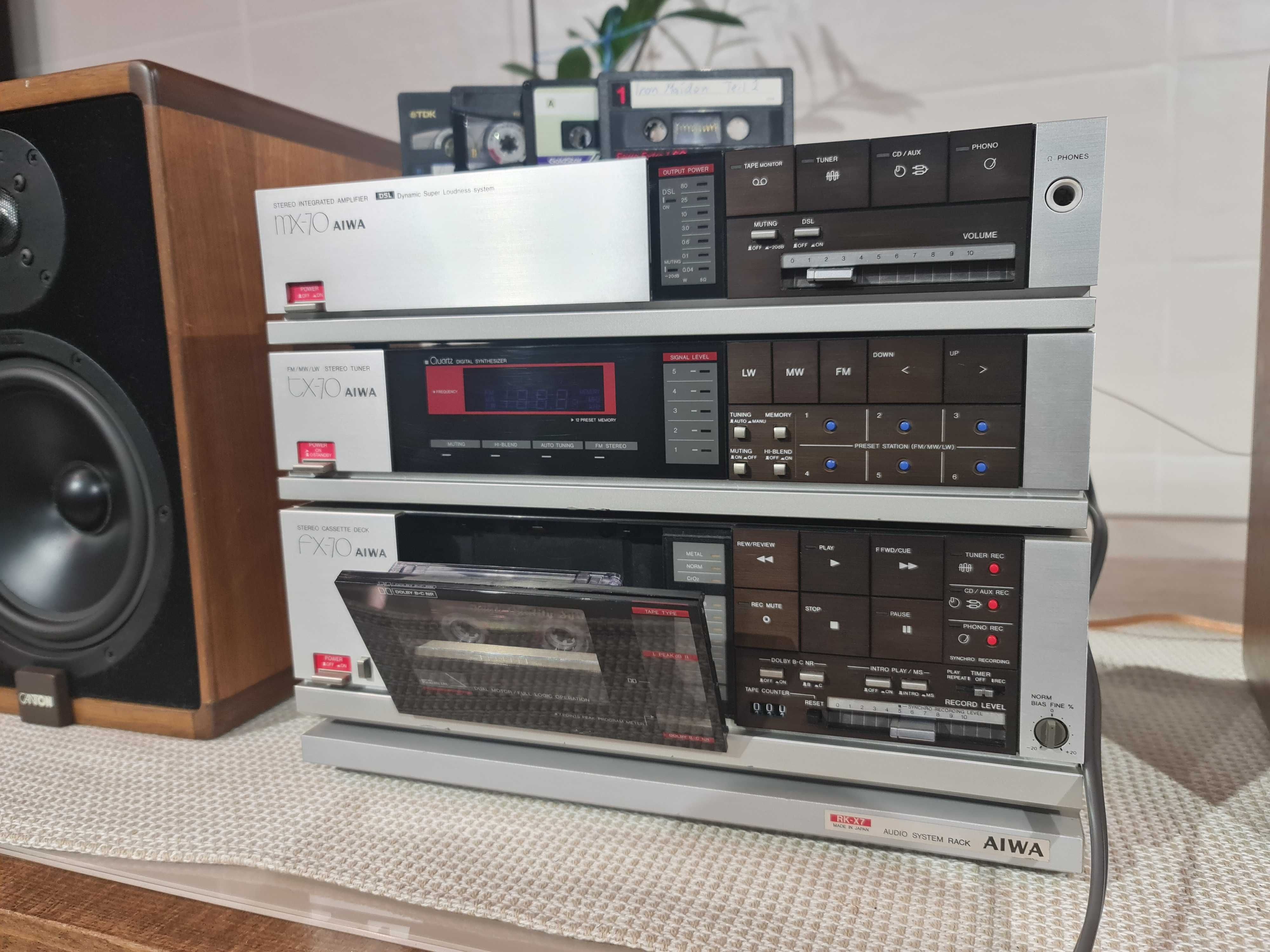 Аудіосистема Aiwa MX-70 Aiwa TX-70 Aiwa FX-70