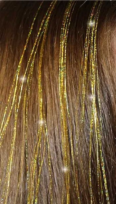 Sztuczne doczepiane zlote wlosy nowe