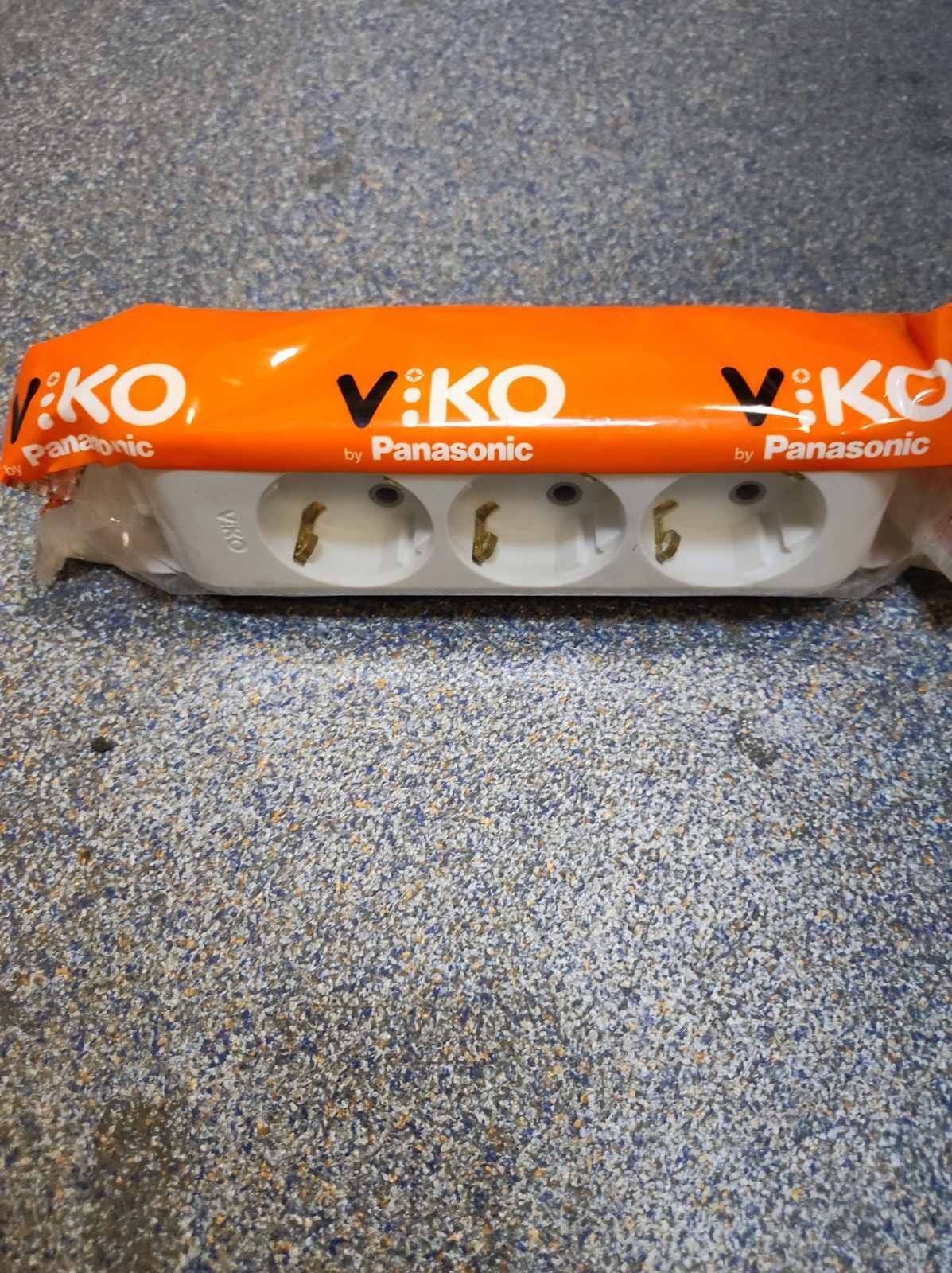Резетка Колодка для подовжувача VIKO by Panasonic Multi-Let 3 гнізда