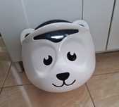 Pojemnik miś panda na zabawki do kąpieli