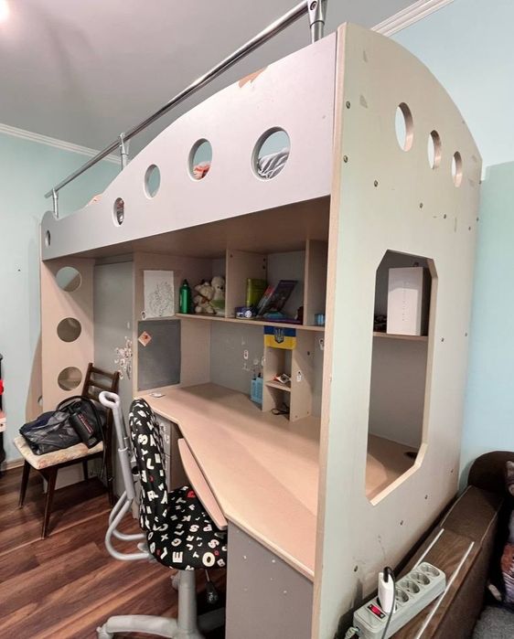 Кровать чердак  детскийуголок