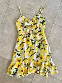 Сукня з лимонами літня розмір 36/38 (S/M) Bohoo , Asos