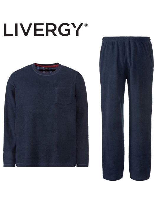 Домашний флисовый костюм пижама livergy тепла піжама фліс С М S Л ХЛ