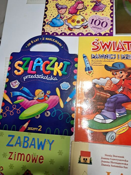 Różne książki edukacyjne zestaw tanio.