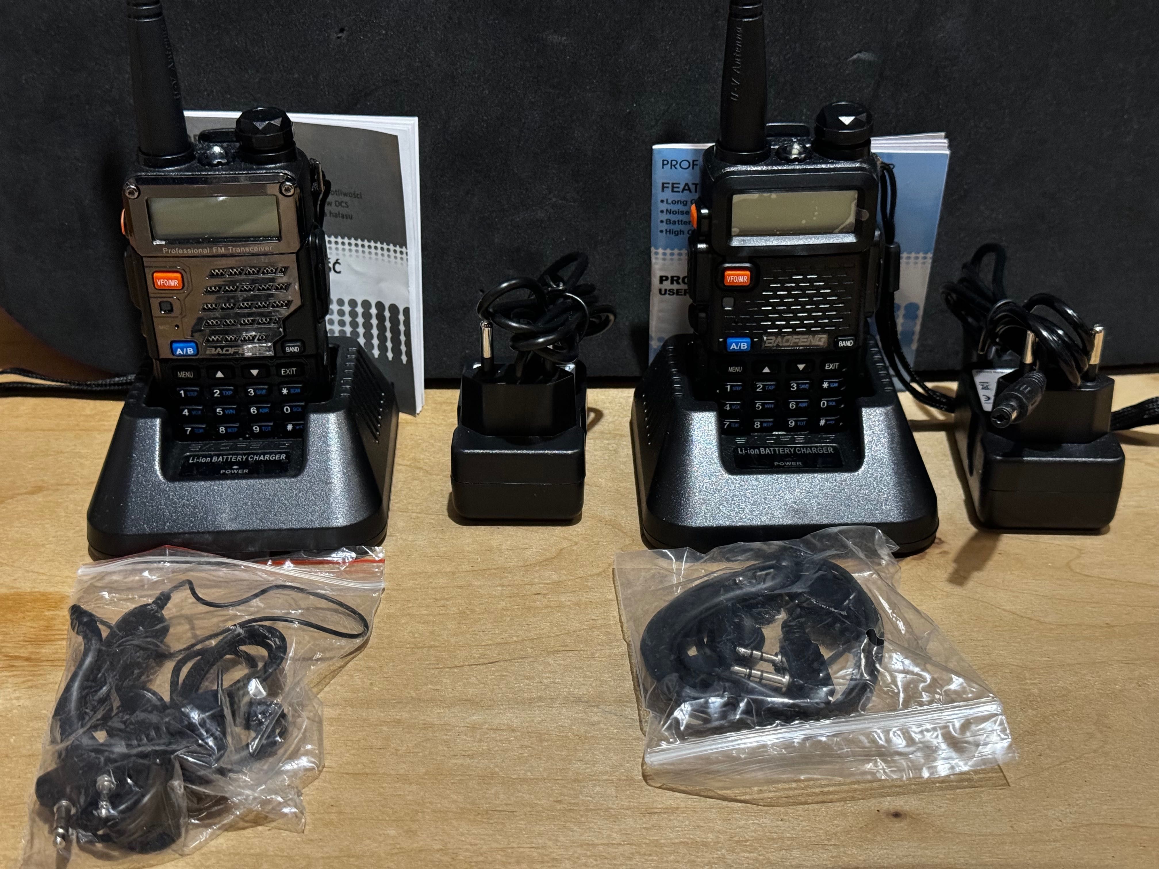 Baofeng UV-5R E oraz Baofeng UV-5R UP (folia wyświetlacz) + 3 GRATISY