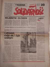 Tygodnik Solidarność 1981 Nr 20 PRL