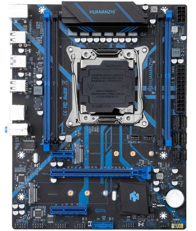 LGA 2011-3 X99 HUANANZHI QD4 +XEON E5 2670 V3 +16G DDR4 ECC RAM 2*8 ГБ