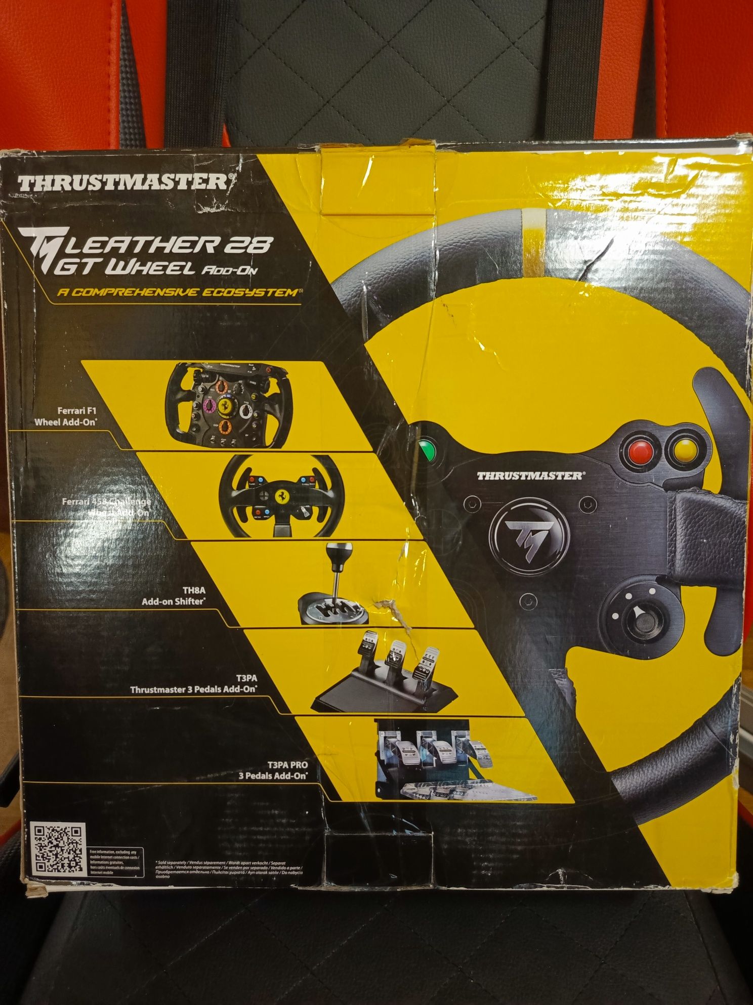 Шкіряне(кожаное)Кермо(руль) Thrustmaster GT Wheel 28(Тільки кермо)