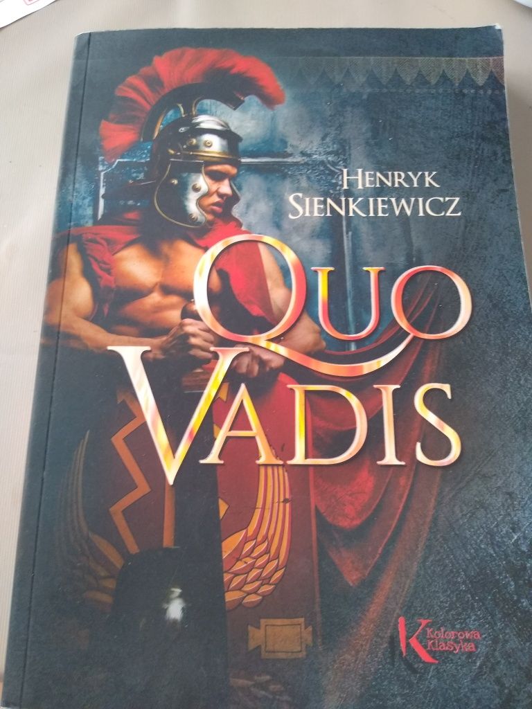 Książka lektura Quo Vadis nowa