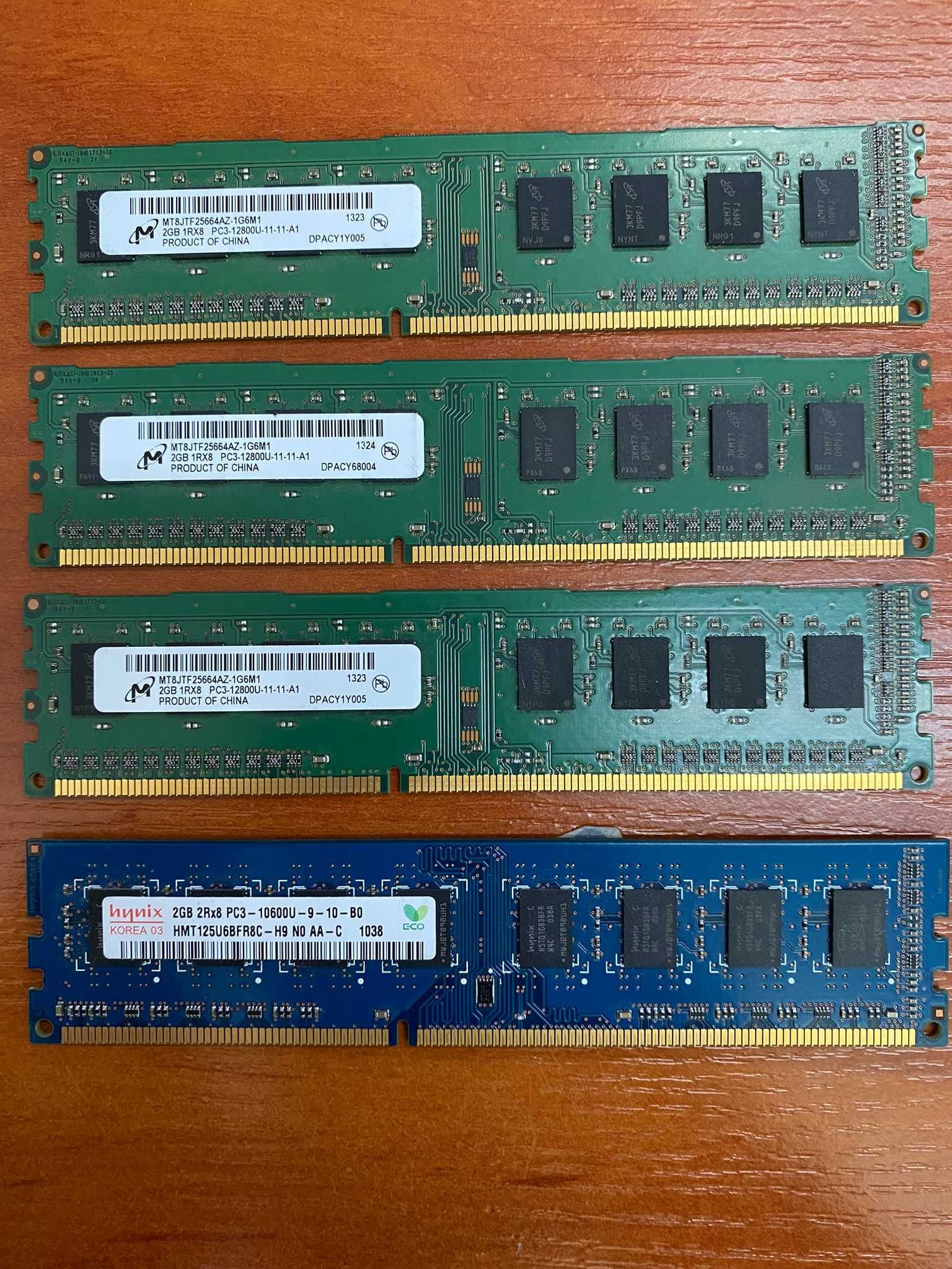 Pamięć RAM DDR3 1 GB, 2 GB, 4GB Samsung, Hynix, Nanya, Micron