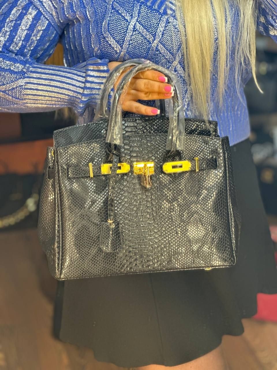 Сумка пітон Ерме Біркін, сумка Hermes биркин, питон гермес