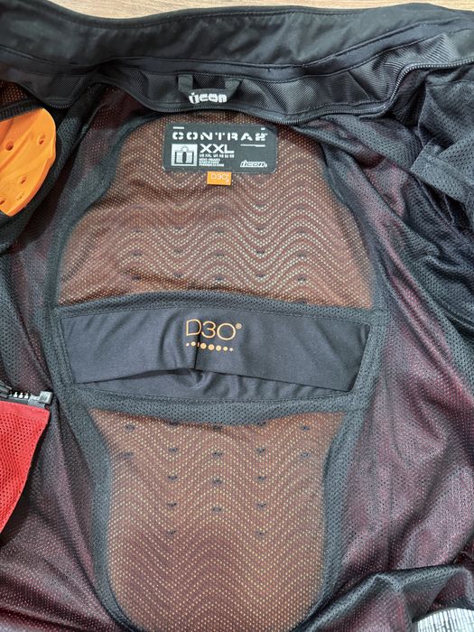 Мото куртка Icon CONTRA 2 RED, XXL