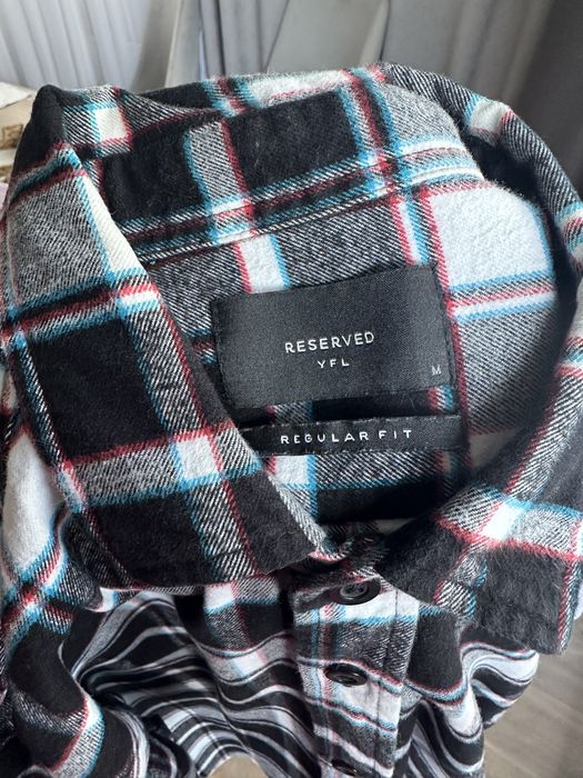 Męska koszula flanelowa w kratkę M