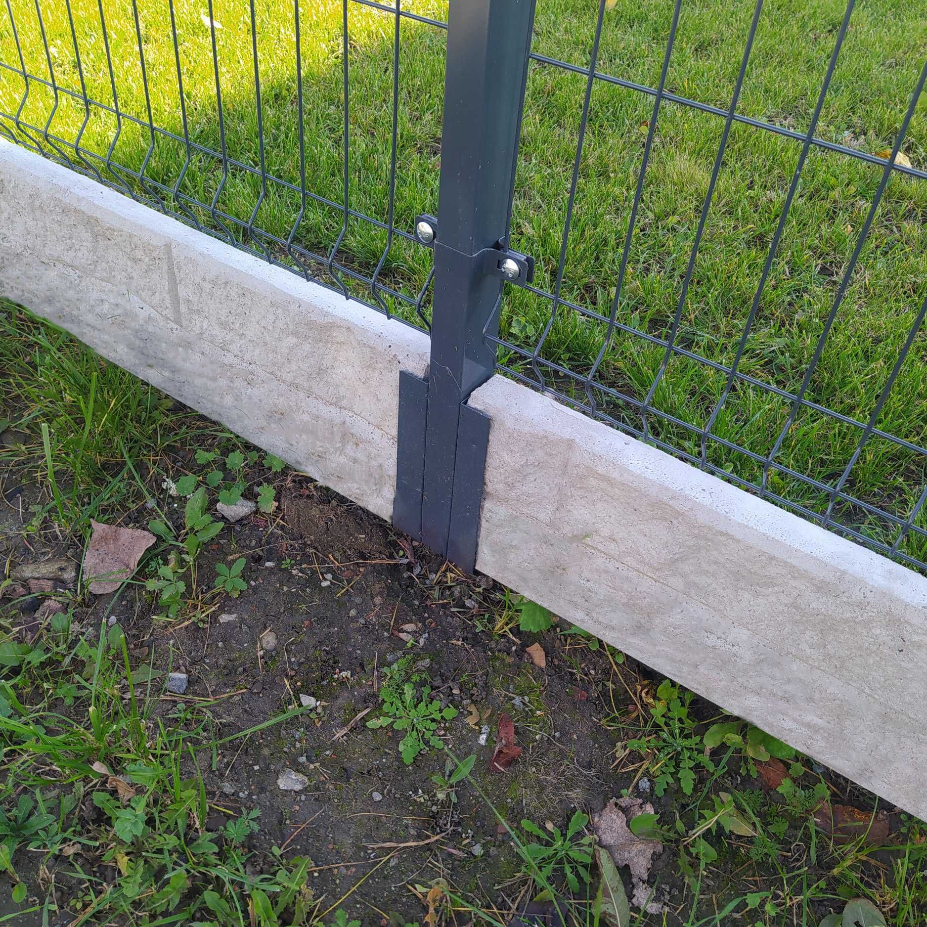 Ogrodzenie panelowe 3D, drut fi 4mm i 5mm z podmurówka i bez