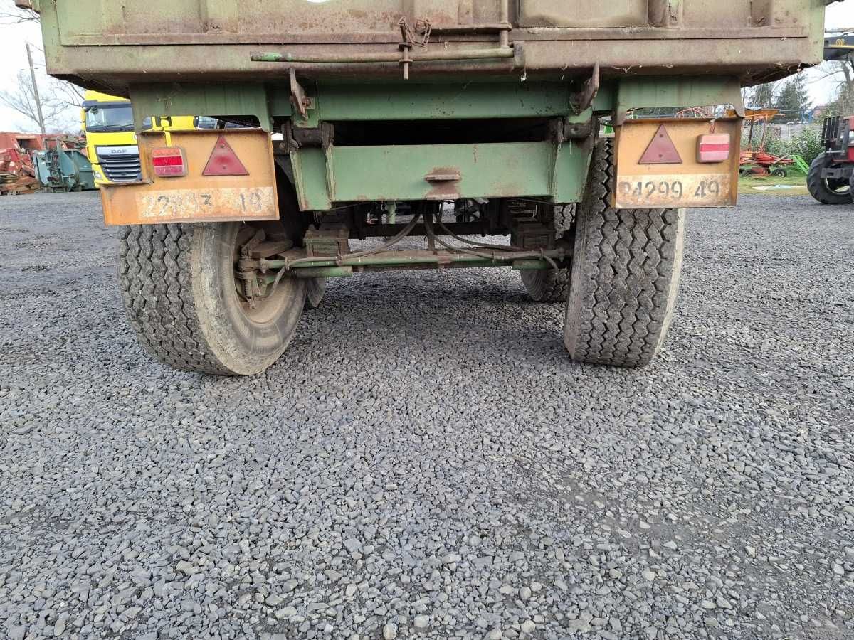 Przyczepa skorupowa SIAM 12,5 T, tandem, SKRĘTNA OŚ