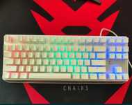Klawiatura SPC GEAR Onyx White Tournament Kailh Brown RGB Mechaniczna