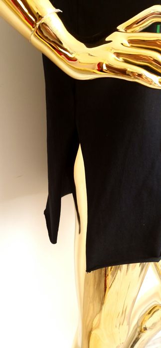 Bawełniany T-Shirt z Aplikacją Cyrkonie dżety miś love M L 38 40 Mint