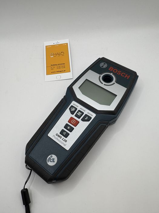 Detektor Wykrywacz Metalu Bosch GMS 120 Halogsm Piotrkowska 19