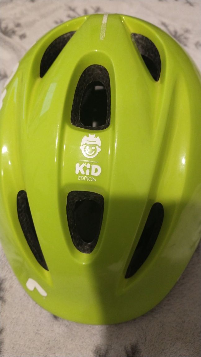 Kask rowerowy Decathlon 47-53 b'twin kid edition KH 300 green S rolki