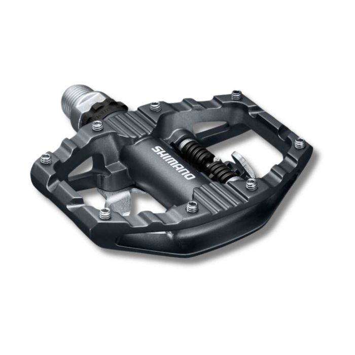 Uniwersalne PEDAŁY rowerowe Shimano SPD + bloki - MOCNE LEKKIE