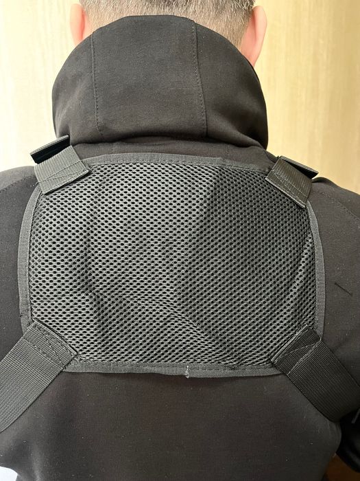 Тактична нагрудна сумка з Cordura 1000D, розгрузка чоловіча чорна
