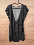 Tunika na lato, letnia, sukienka, bluzka kropki czarna H&M, M