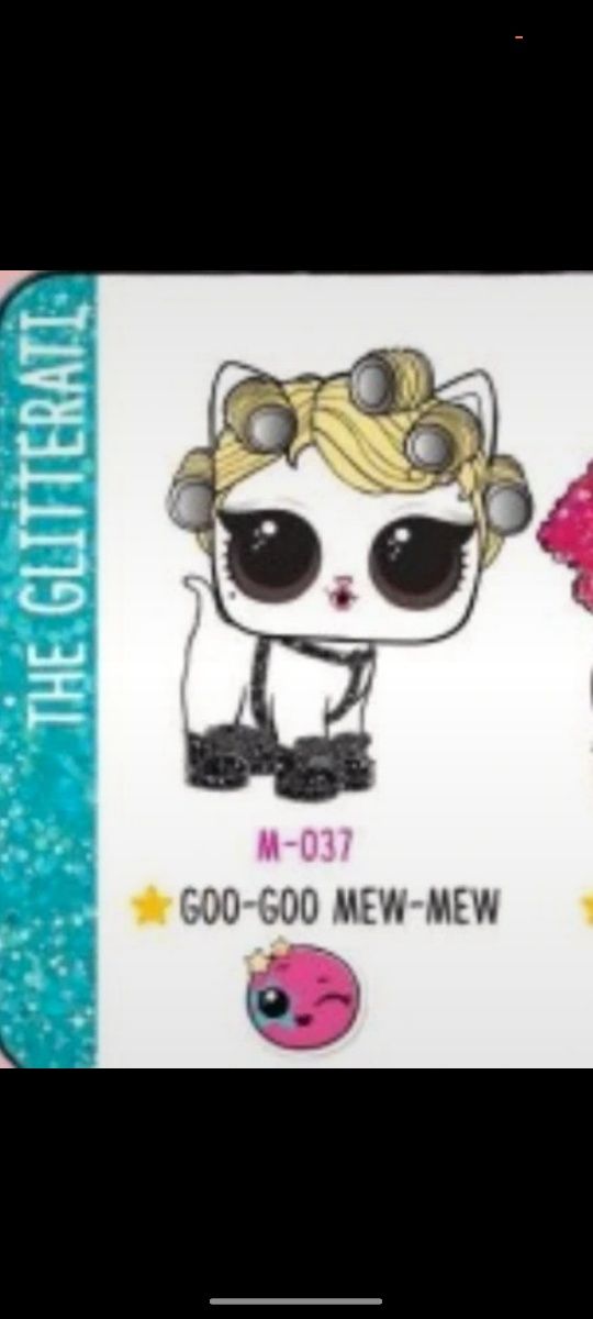 Kotek Goo-goo mew-mew z serii Fuzzy Pets L.O.L. Surprise