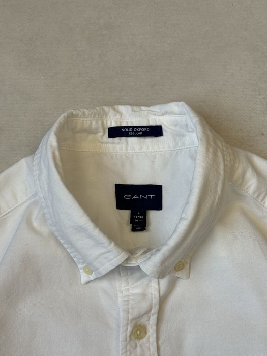 Белая рубашка Gant мужская (оригинал)