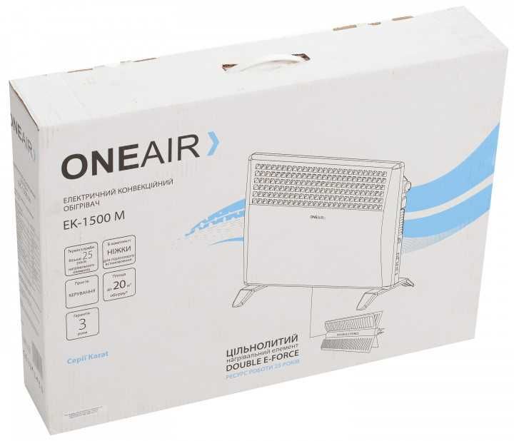 Электрообогреватель OneAir Karat EK-1500M не жжет воздух
