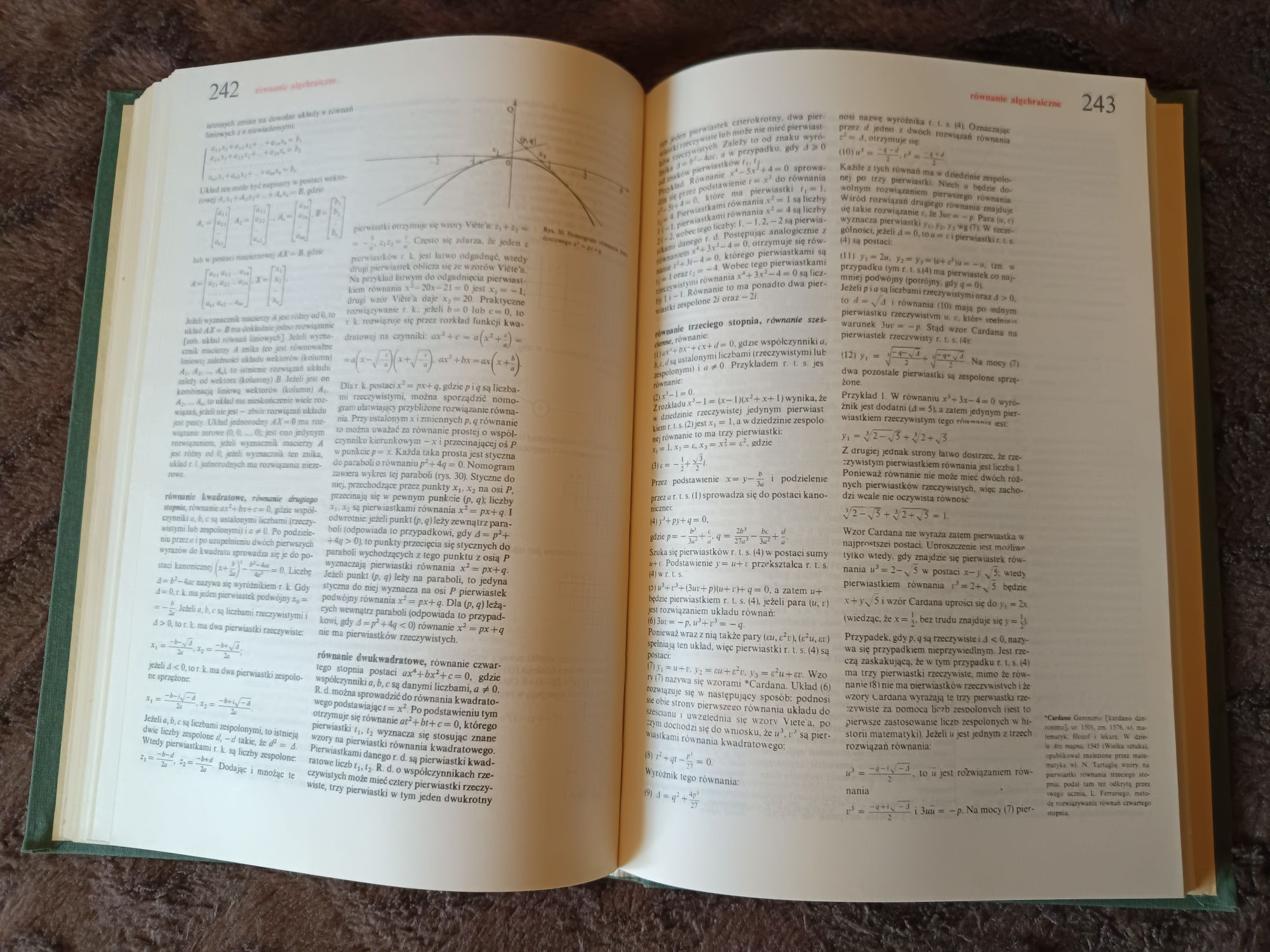 Encyklopedia szkolna matematyka, rok 1989