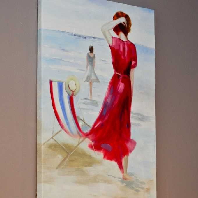 Картина Дівчина біля моря Італія 60х90см