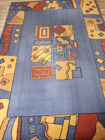 Niebieski dywan Safari 160cm na 230 cm
