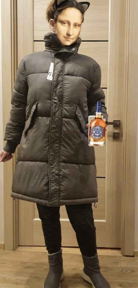 Zara куртка зима пуховик