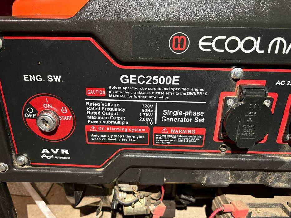 Генератор Бензиновий Ecoolmax GE2500E
