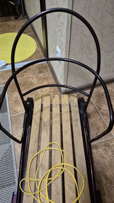 Санки зі спинкою дитячі