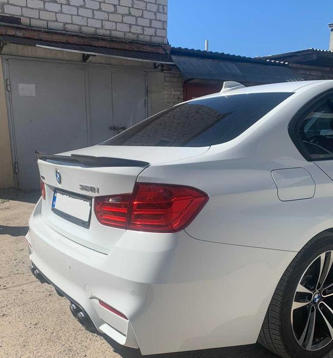 бмв ф30 спойлер м4 bmw f30 лип спойлер накладка тюнинг
