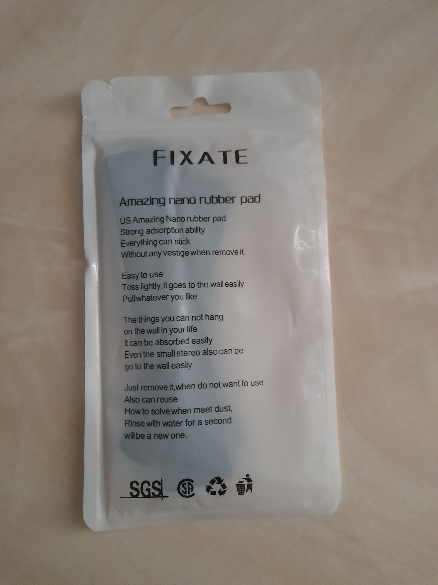 Універсальний тримач Fixate Gel Pads для телефону/планшета Чорний