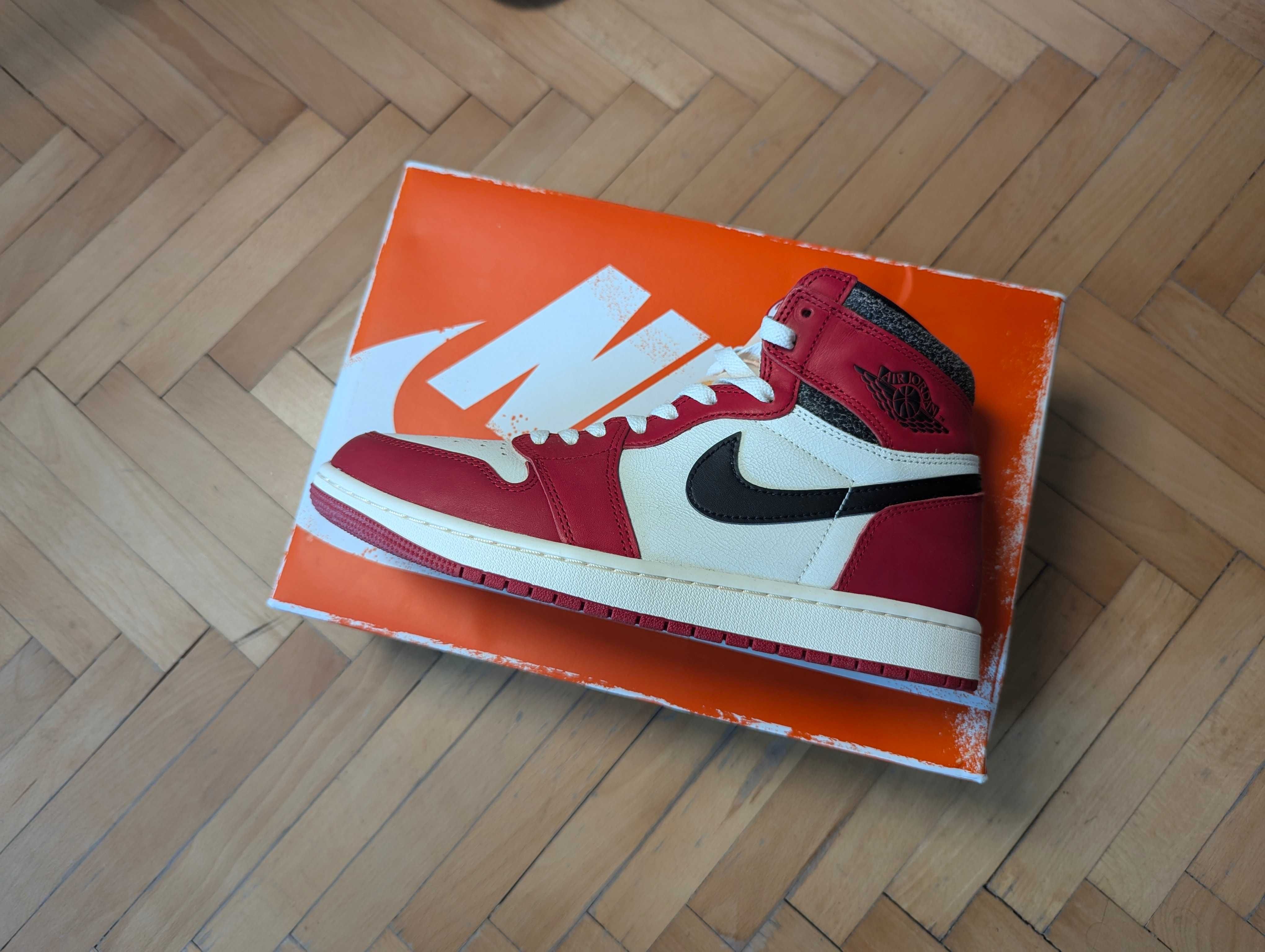 Jordan Retro 1 Lost and Found Chicago NEW 43
