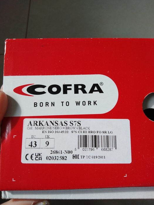 Buty robocze z podnoskiem Cofra ARKANSAS