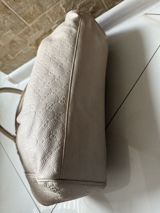 Вінтажна шкіряна сумка-тоут Gucci Sukey Interlocking White,