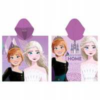 Ręcznik Z Kapturem Frozen Ponczo Poncho Disney Kraina Lodu 55X110 Cm