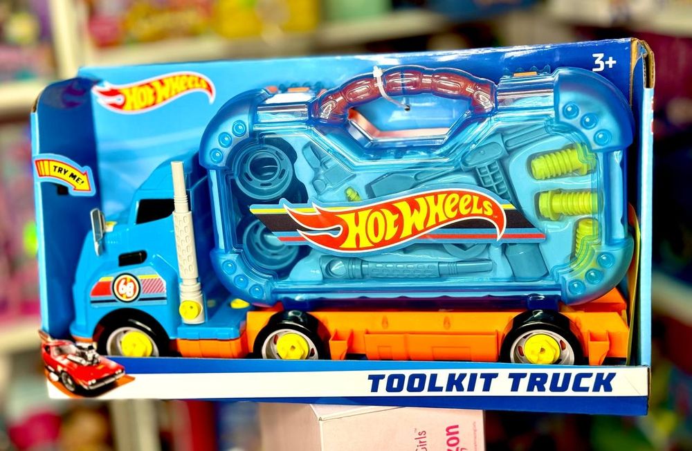 Хот Вілс вантажівка з набором інструментів зі світловими та звуковими