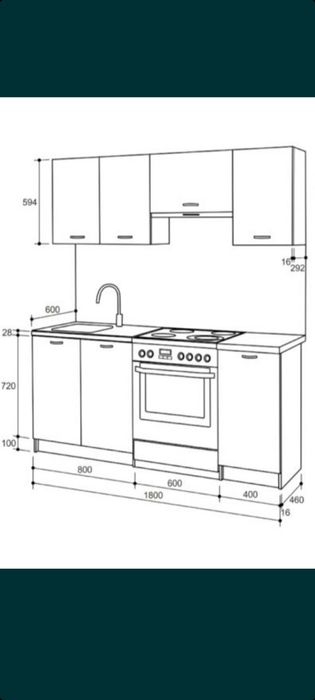 Нові кухні кухня кухонний гарнітур шкаф меблі (доставка)