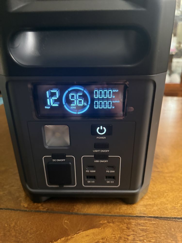 Зарядна станція с ДБЖ Choetech, 1024 Wh