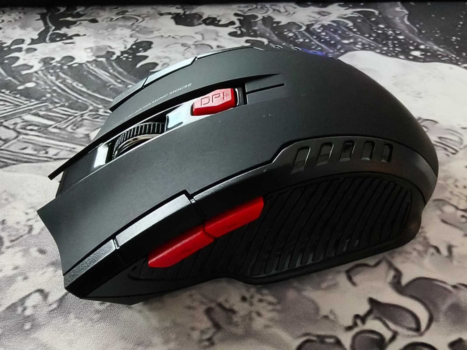 Rato Gaming 2.4GHz Wireless para Computador - Preto