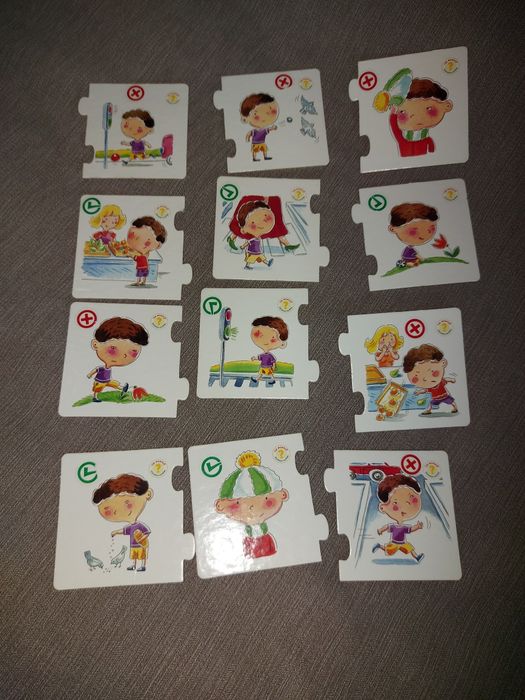 Гра для малюків від 3 до 6 років. Навчальні пазли.