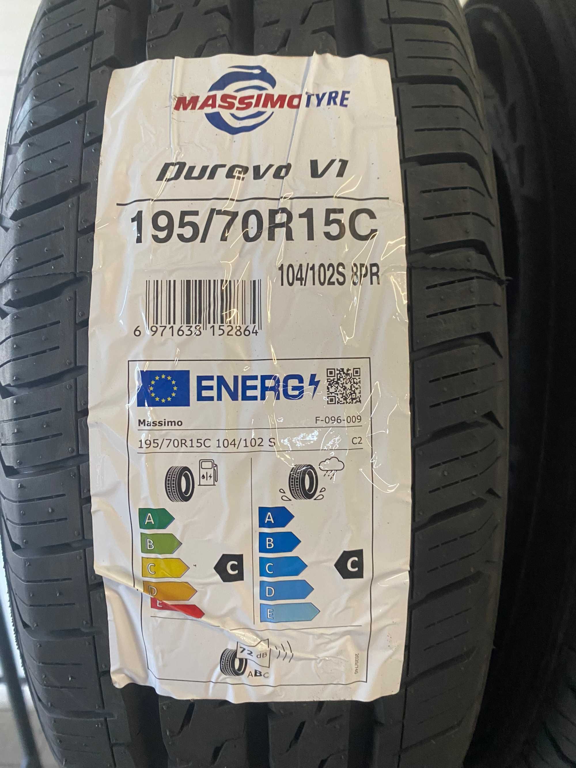 4x 195/70 R.15C 104/102S 8PR Massimo Durevo V1 opona wzmacniana BUS